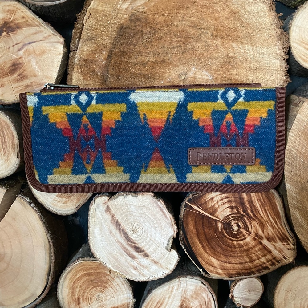 Pendleton wool zipper pouch